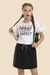 Vestido Teen Malha Canelada Gloss GS30985 GL