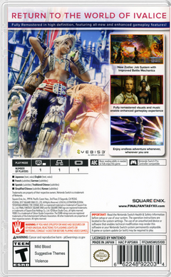 Final Fantasy XII: The Zodiac Age - comprar online