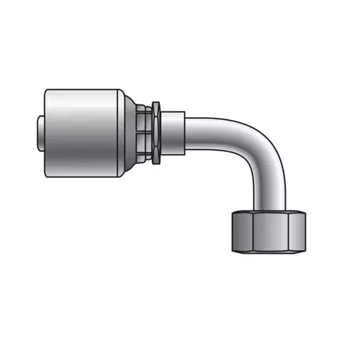 Terminal - 12G-12FFORX90S Gates MegaCrimp Hembra Giratorio Codo 90° Cierre Frontal