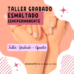 Taller Grabado de Esmaltado Semipermanente