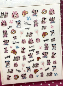 Sticker Baby Minnie & Mickey