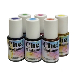 Kit x 6 Tintas al alcohol 10ml-Che Madame- Amarillo-Naranja-Fucsia-Verde-Azul-Nitro