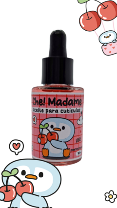 Aceite para cutículas -CHERRY- con gotero -Che! Madame-