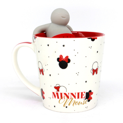 Caneca De 350ml Com Infusor Para Chá Minnie Mouse - Disney