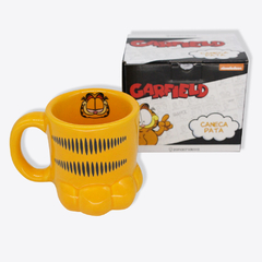 Caneca Garfield Pata Gato 3D Porcelana Oficial Nickelodeo