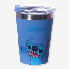 Copo Snap em Inox Parede Dupla STITCH DISNEY ZC - ZONA CRIATIVA