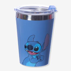 Copo Snap em Inox Parede Dupla STITCH DISNEY ZC - ZONA CRIATIVA - comprar online