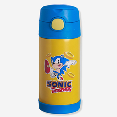 GARRAFA INFANTIL CLICK COM CANUDO SONIC - SEGA