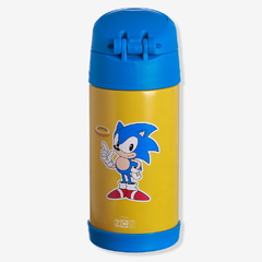 GARRAFA INFANTIL CLICK COM CANUDO SONIC - SEGA - comprar online