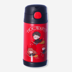 GARRAFA INFANTIL CLICK COM CANUDO HOGWARTS – HARRY POTTER