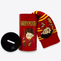 Kit Meias Cofre Harry Potter - cano longo 33/38 listras