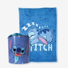 KIT MANTA COM BALDE STITCH - DISNEY