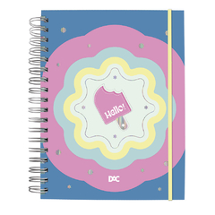 Caderno Smart Universitário DAC Hello com 80 Folhas Respocionávei 90g