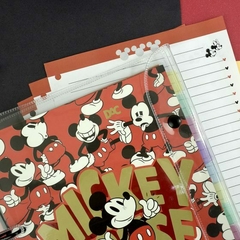 Fichárico Universitário com capa em PVC Cristal Disney Mickey + 144 Folhas decoras na internet