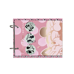 Mini ficheiro horizontal com capa em PVC Cristal Disney Minnie – DAC