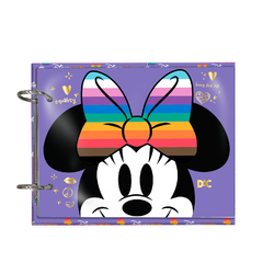 Mini Ficheiro com capa em PVC Cristal Disney Pride Minnie