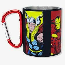 CANECA MOSQUETÃO MARVEL COMICS