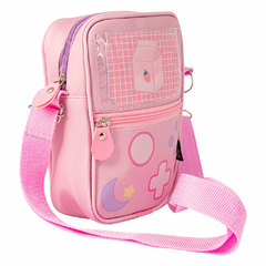 SHOULDER BAG SQUARE COM BOLSO PERSONALIZÁVEL - GAMER GIRL - comprar online