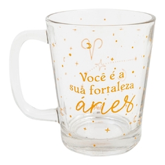 CANECA DE VIDRO BASIC - ASTRAL ÁRIES