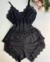 Baby doll luxo preto