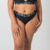 calcinha tanga cotton - black - all black