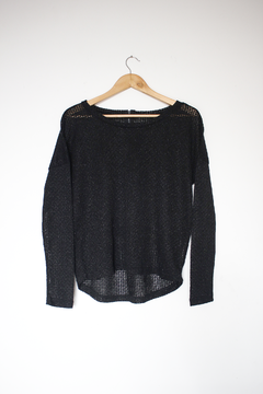 Tricot Trama Preto