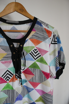 Blusa Marcelly Geométrica - comprar online