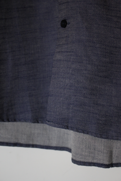 Camisa Bernardo Azul Textura - loja online