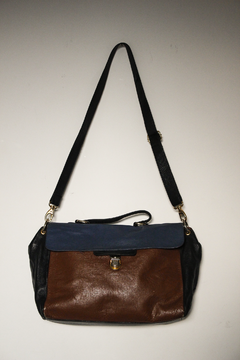 Bolsa Camila Azul Marrom Preto - comprar online