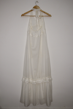 Vestido Fernanda Boho Branco - Trama