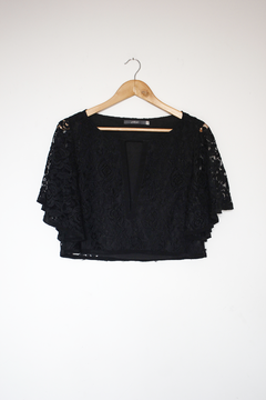 Blusa Jessica Renda Cropped na internet