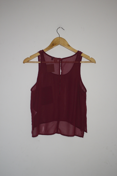 Cropped Livia Marsala - loja online