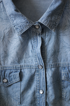 Camisa Lais Jeans Estampada - comprar online