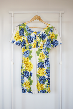 Vestido Julia Branco Floral - comprar online