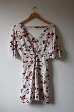 Vestido Fernanda Floral Abstrato - loja online