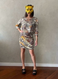 Vestido Fernanda Animal Print - comprar online
