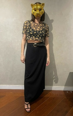 Cropped Suria Tule Floral