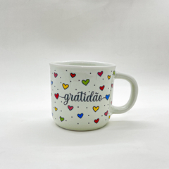 Caneca Porcelana 200ml - Gratidão