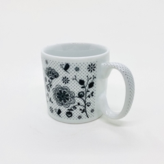 Caneca de Porcelana 120ml - Florais