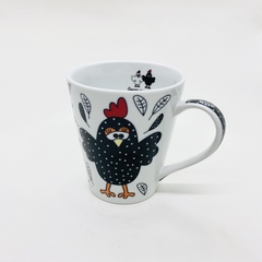 Caneca de Porcelana 300ml - Amizades na internet