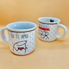 Caneca Porcelana 200ml - Eu Te Amo