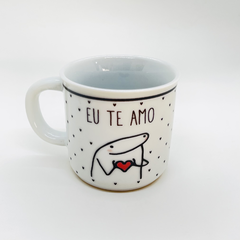 Caneca Porcelana 200ml - Eu Te Amo - comprar online