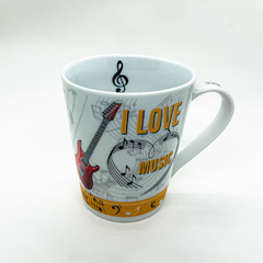 Caneca Porcelana 200ml - Música - comprar online