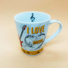 Caneca Porcelana 200ml - Música