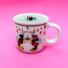 Caneca Porcelana 200ml - Mickey & Minnie