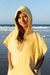 Poncho Coral Amarelo