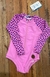 Wetsuit Infantil Rosa Claro e Corações