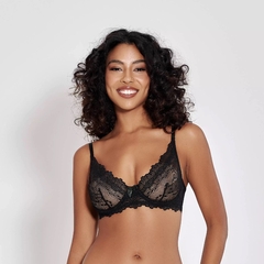 Conjunto preto de Renda - Angel Lingerie