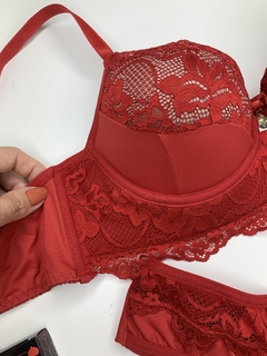 Conjunto vermelho super estruturado - Angel Lingerie