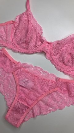 Conjunto Rosa de renda - loja online